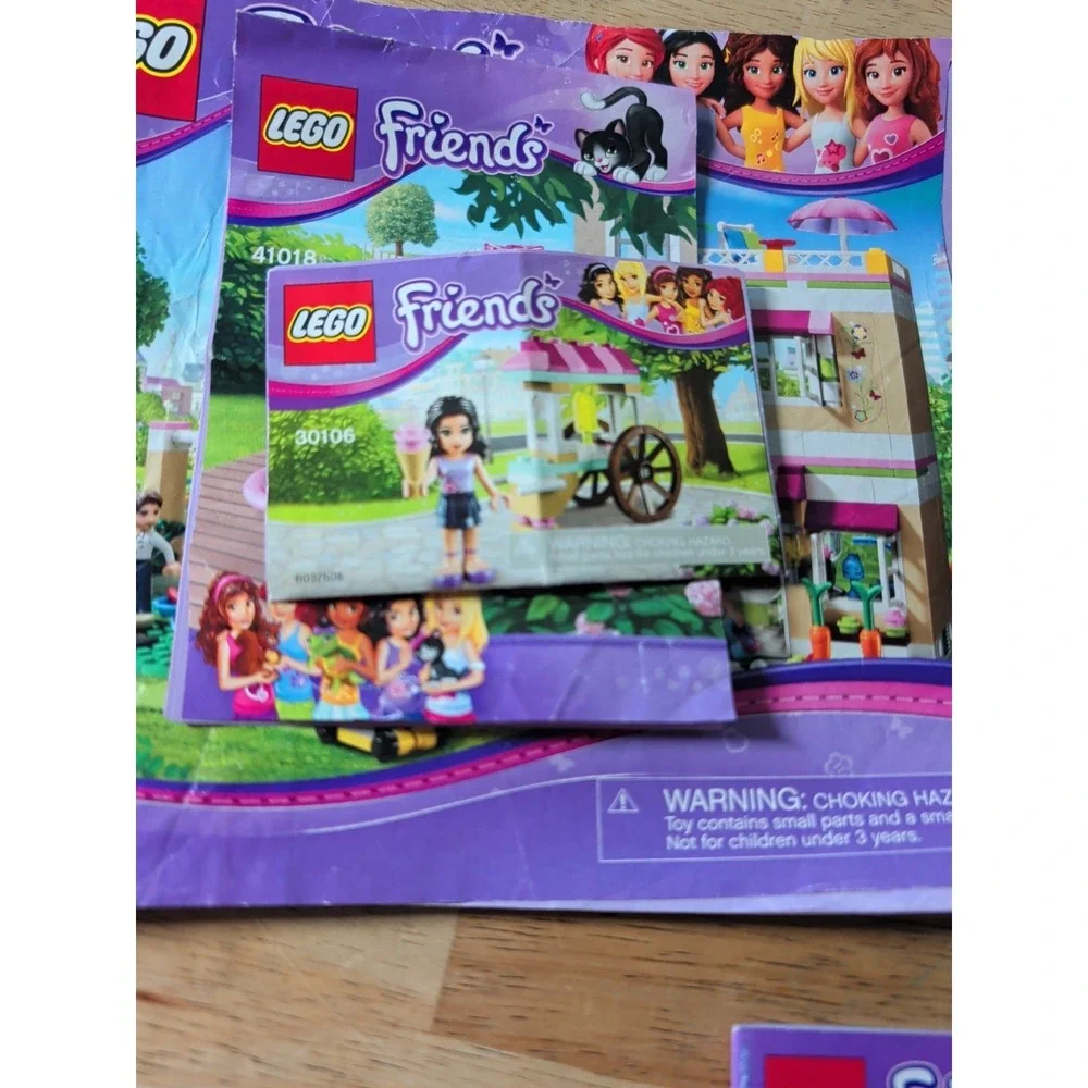 LEGO FRIENDS Instruction Manuals: Lot of 16 Booklets, 41007 41055 3063 And More
